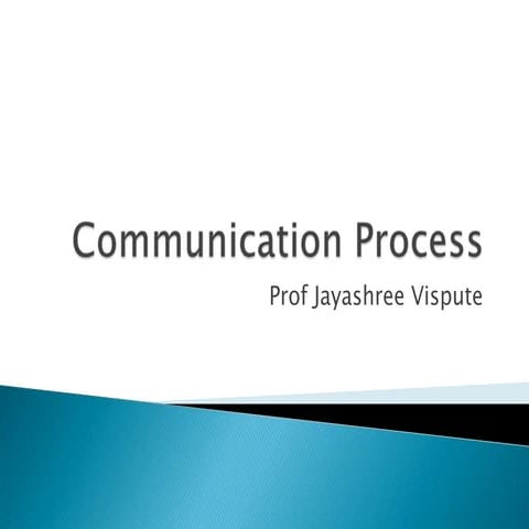 Communication process1