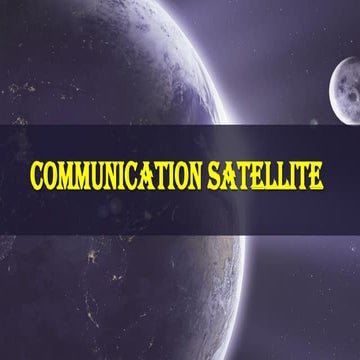 Communication satellite ppt.pdf