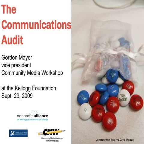 The Communications Audit: Nonprofit Communications Strategy