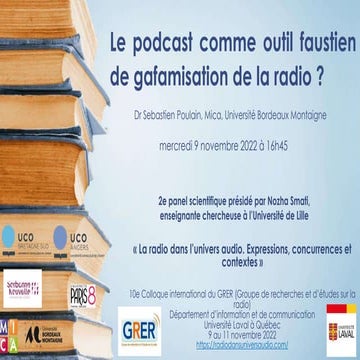 Le podcast comme outil faustien de gafamisation de la radio
