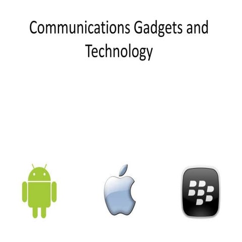 Communications gadgets and technology - Part 2