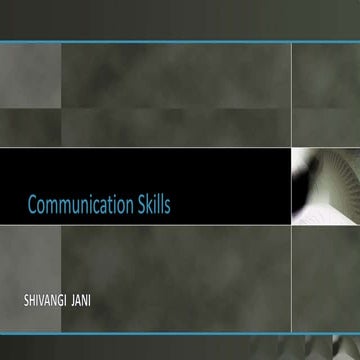 Communication skill