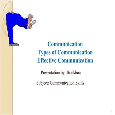Communication skill