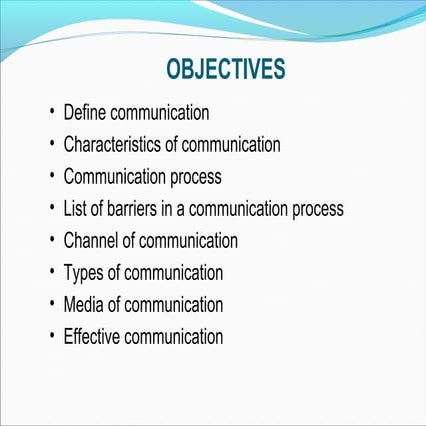 Communication skill