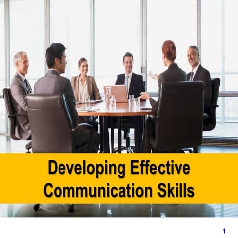 Communication skills ppt slides