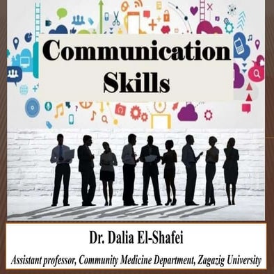 Communication skills.