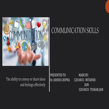 Communication skills