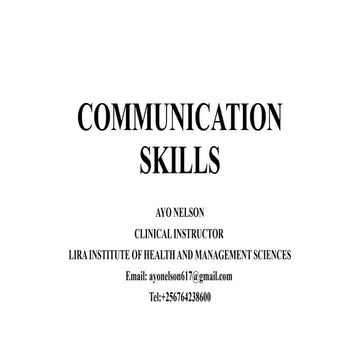 COMMUNICATION SKILLS IN HEALTHCATE SETTINGS.pptx