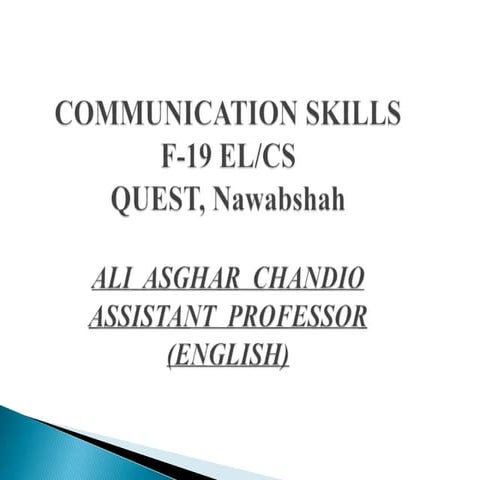 Communication Skills 