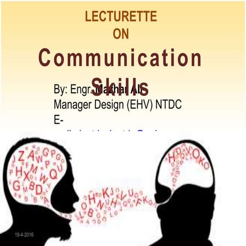 Communication skills by mazhar ali