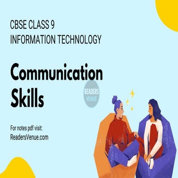 Communication Skills Class 9 Notes Readers Venue.pdf
