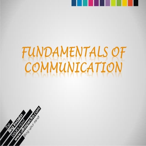 Communication skills csa 1