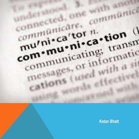 Communication skills ppt