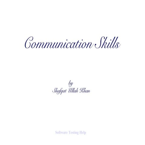 English Communication effective skills ppt