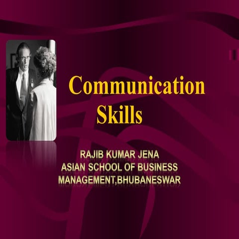 Communication skills development 