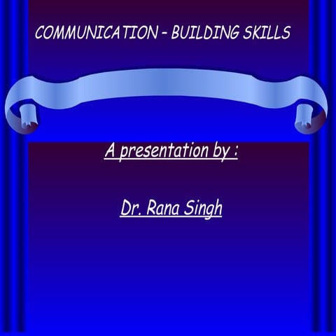 Communication Skills Session