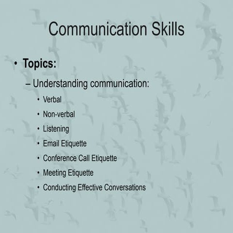 Communication Skills Vcal