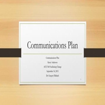Communications plan kerry anderson_submitted