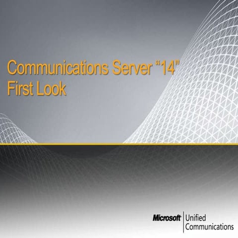 Communications Server 14 First Look