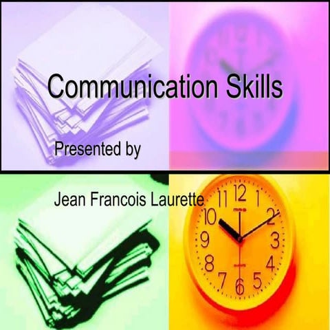 Communications skills jfl