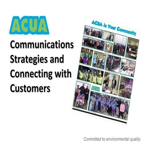 Communications Strategies for Water and Sewer Utilities Dovey