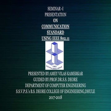 Communication standard