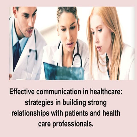 Communications strategies in health services