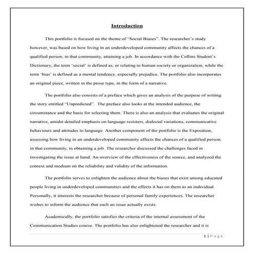 CAPE Communication Studies IA