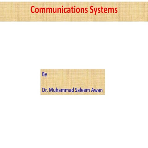 Communication systems v6  a fter midz