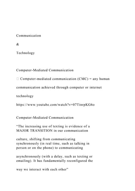 Social information processing theory | PPT