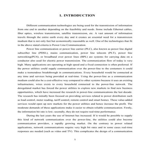 Communication Through Power Lines[Rahul Gupta]