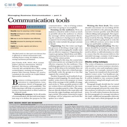 Communication Tools