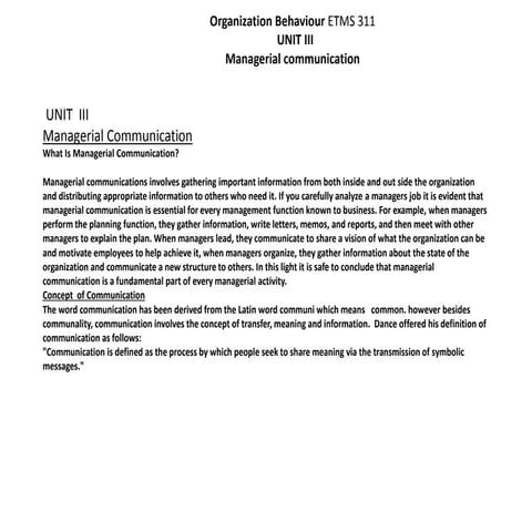 Communication unit iii