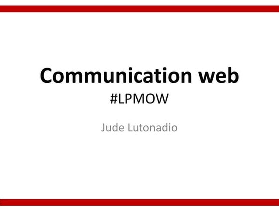 Cours de Communication web