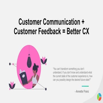 Communication with Customers + Customer Feedback = Better CX | SoGoSurvey