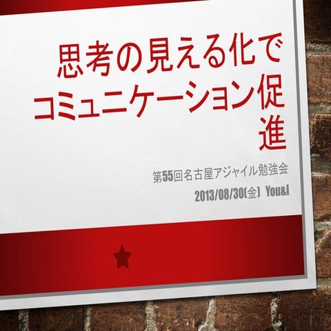 思考の見える化でコミュニケーション促進