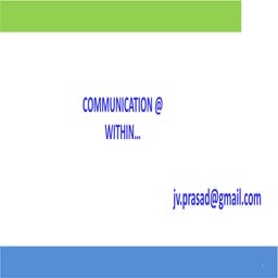 Communication @ within