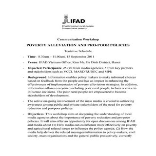 Communication workshop final agenda