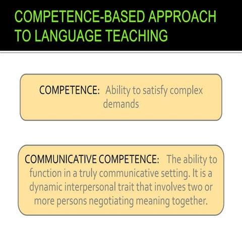 Communicative competence