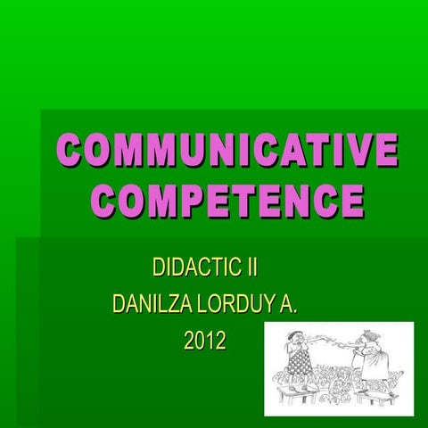Communicative competence