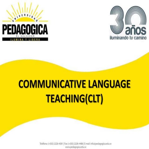 Communicative language teaching (2)