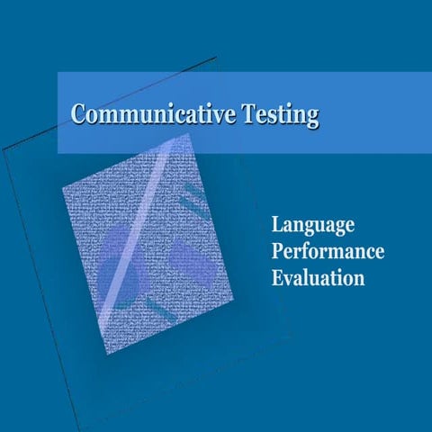 Communicative testing 1