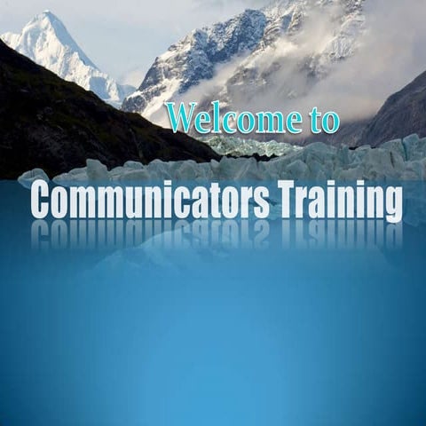 Communicators Training Ses 1