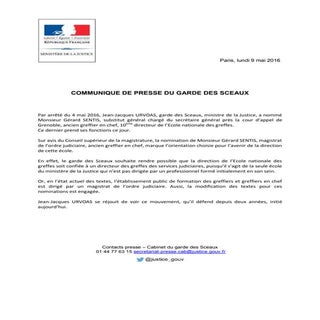 Communiqué de presse   nomination d...