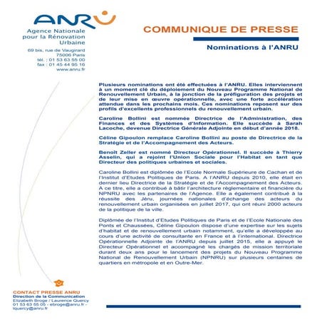 Anru - agence nationale pour la rénovation urbaine
