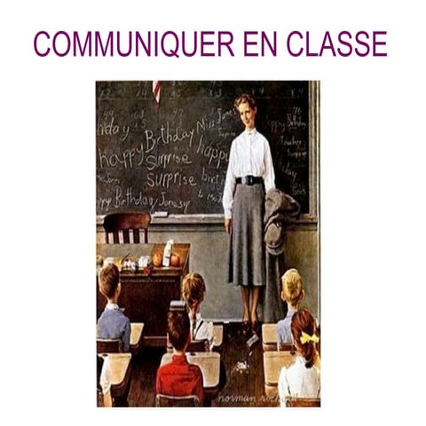 Communiquer en classe 