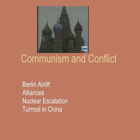 Communism And Conflict
