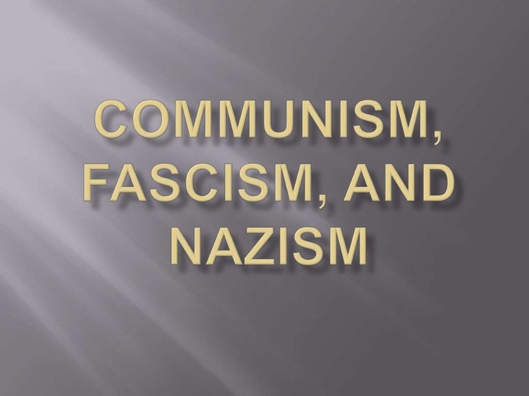 communism fascism and nazism fascism vs communism venn diagram