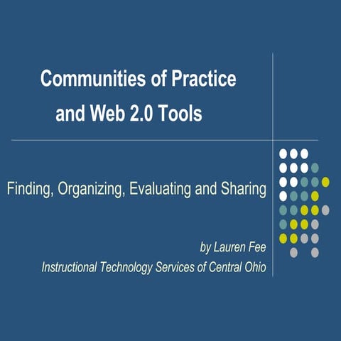 Communities Of Practice And Web 
