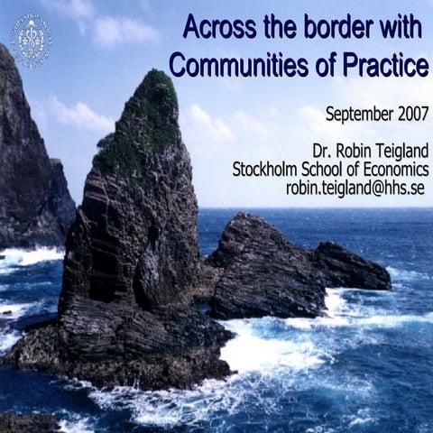 Communities Of Practice Teigland